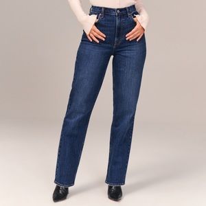 Curve Love 90s Ultra High Rise Straight Jeans